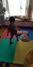 明德拼接地垫加大加厚泡沫垫6090儿童防滑爬行垫子幼儿园健身房地板垫 黄色(赠送边条) 60*90*2cm(1片价)单面纹路 实拍图