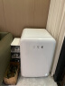 哈士奇(HCK) 圆弧复古冰箱冷冻冷藏单门宿舍家用小冰箱节能低噪 BC-130RDC 冰冻白 实拍图