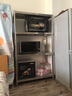 俊小伙 不锈钢货架家用货架展示架置物架储物架柜货物架货柜置物架 落地厨房收纳架微波炉架子 豪华加粗加厚4层 长90宽40高180四层 实拍图