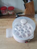 领锐（lingrui）煮蛋器迷你小型家用蒸蛋器宿舍小功率自动断电蒸蛋早餐神器蒸蛋羹1人煮鸡蛋机器 粉色单层-（不帯碗） 单层 实拍图