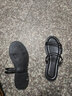 啄木鸟凉鞋女仙女风2022夏季新款外穿韩版百搭网红学生女士平底罗马凉拖 黑色升级版 37 实拍图