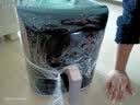 THERMOS THERMOS 空气炸锅 家用智能触控 可视炸锅 不粘锅 控温 低脂烹炸 可拆卸 5L EHA-5751E 棕色 实拍图
