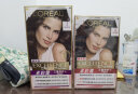 欧莱雅（LOREAL）卓韵霜护发染发霜（乳液型染发剂 三重养护遮盖白发） #3自然深棕色 实拍图