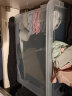 禧天龙透明衣物被子收纳箱大号收纳盒 玩具储物整理箱搬家箱 55升1个装 实拍图