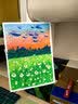 蒙玛特超软油画棒套装重彩油画棒儿童软性蜡笔涂鸦笔手绘工具【升级】经典48色+板+箱 V 实拍图