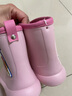 汪汪队儿童雨鞋女童小学生防滑胶鞋中筒小孩水鞋幼儿宝宝雨靴 PW2256-03粉色 180码/内长18cm 实拍图