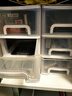 京东物流 书桌杂物文件收纳盒抽屉式桌面办公品多层置物架收纳柜 中号 【白架+白透明抽屉】 3层 实拍图