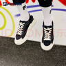 FILA FUSION斐乐女鞋帆布鞋女 低帮板鞋POP轻质帆布鞋休闲运动鞋女 黑-BK 39 实拍图