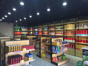 VRG红酒柜展示架超市酒柜货架1919烟酒店双面钢木白酒中岛商用陈列柜 单面副架900*415*2600*六层 实拍图