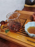 76台湾76玻璃公道杯带茶漏套装家用加厚透明分茶器茶海功夫茶具配件 变色把茗旦公杯280ml 实拍图