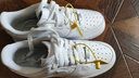 耐克（NIKE）Air Force 1 AF1空军一号 全白黑武士经典款男女情侣休闲运动板鞋 DD8959-100 36.5 实拍图