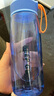 富光运动水杯男生女耐高温塑料杯子学生便携简约夏天大容量随手太空杯 水母蓝720ml 实拍图