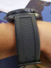 转角 硅胶手表带适配鲁美诺斯Luminox 3051 3050雷美诺时橡胶表带23mm 黑色-黑色扣 23mm 实拍图