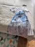 罗蒙女童马面裙汉服国风新中式儿童套装中秋演出服 天青色 套装  110 实拍图