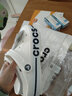 卡骆驰（crocs）洞洞鞋男鞋女鞋 25夏季新款贝雅拖鞋轻便透气情侣鞋沙滩鞋凉鞋 贝雅卡骆班-白色/热推款 38 -39 /M6W8/240mm 实拍图