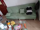 沐乐旭沙发客厅折叠两用沙发床出租房小户型防猫爪三人沙发 豆芽绿【五防猫爪皮】 三人位 1.8m +抱枕 实拍图