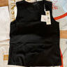 纤丝鸟保暖背心女圆领抑菌阳离子随形裁打底背心  黑色XXL/175 实拍图