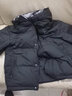 鸭鸭（YAYA）羽绒服男2025年冬季新款连帽加厚保暖休闲短款时尚帅气工装外套DY 黑色-YE5B003942D L /175 实拍图