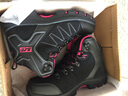 郁克（YUKE）登山鞋女男士户外旅游鞋防水防滑高帮耐磨徒步鞋工装鞋情侣款 2026-1黑梅红女款(35-42) 38 实拍图