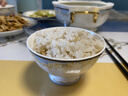 康普诗高档欧式碗盘餐具整套装奢华家用骨瓷景德镇乔迁碗碟套装 欧若拉（奢华金边）可微波 60头 实拍图