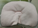 爱彼爱婴儿枕头0-1岁定型枕新生儿纠正矫正防偏枕头0-3-6月宝宝可调节枕 柔软舒适透气-樱花粉色 拼色 实拍图
