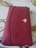 北狐 新款真皮手拿包女单肩小包韩版牛皮时尚妈妈手抓包手机零钱包 红色 实拍图
