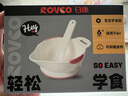 日康（rikang）辅食碗 儿童餐具婴儿宝宝专用学食碗米糊喝汤研磨碗 RK-3803 粉色 实拍图