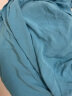 喜淘淘人造棉布料纯色夏季绵绸睡衣T恤夏凉被棉绸面料 湖蓝/半米价 实拍图