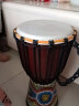 海之韵非洲鼓 儿童初学者入门成人演奏打击乐器山羊皮非洲鼓 手鼓乐器 8英寸 优雅彩绘+配件 实拍图