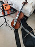 克莉丝蒂娜（Christina）大提琴儿童初学者专业级手工演奏级大学生成人乐器C04考级入门级 C04大提琴+琴包 1/8适合身高110cm以上 实拍图