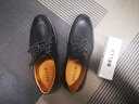 百丽潮流百搭工装鞋男英伦风劳保鞋户外休闲皮鞋D3A29AM2预售 黑色D3A29 43 (265mm) 实拍图