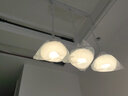 鹿家良品（LUUGAA）云团餐厅灯吊灯浪漫奶油风护眼法式吊线灯现代简约餐桌灯中山灯具 【原木奶油】客餐厅套餐B1 实拍图