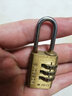 【京送】NBYT304不锈钢锁梁防水防锈防雨室外户外庭院门后备箱箱包健身房更衣柜大铁门密码锁挂锁 T5013-SS(中号三位） 实拍图