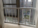 豫无忧窗户防护栏免打孔儿童安全阳台落地窗台室内围栏杆飘窗护网防盗窗 铝合金【25标准款】高100厘米 实拍图