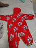 优奇婴儿衣服宝宝过年衣服拜年服红色棉服加厚冬季连体衣新生儿周岁服 红色刺绣年服+醒狮帽+红袜 90cm 实拍图