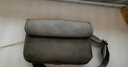 OLOEY男士斜挎包休闲挎包潮流时尚单肩包多功能胸包个性邮差包 咖灰色 实拍图