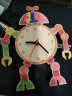 i buildingdiy手工制作拼装时钟材料钟表模型学生时间教具科技小发明steam 机器人3号时钟实验材料 实拍图