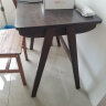 家逸实木书桌简约现代电脑桌学生家用写字桌台办公桌子书房80cm胡桃色 实拍图