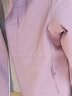 BRELRMON加绒风衣外套男女韩版防风保暖单层软壳冲锋衣工装风夹克文艺上衣 9930S香芋紫-女【纯色】 2XL 实拍图