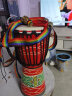 海之韵非洲鼓 儿童初学者入门成人演奏打击乐器山羊皮非洲鼓 手鼓乐器 8英寸 优雅彩绘+配件 实拍图