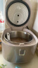 美的（Midea）低糖电饭煲4L无涂层电饭锅家用3-4-8个人 智能米汤分离316L不锈钢0涂层电饭煲小型蒸饭锅MB-4E62LS MB-4E62LS【低糖 0涂层】 4L 实拍图