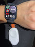 PZOZ【国家3C认证】手表5W无线磁吸快充充电器头充电宝适用苹果apple iwatch充电线便携9可上飞机S10 双口款：2.5W 1200mAh充电宝 黑 实拍图