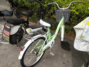 凤凰（Phoenix） 自行车女男式大中小学生青少年普通勤城市复古轻便代步复古单车 22寸花语【核心省力轴承】雏菊 实拍图