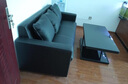 诺雄 办公沙发简约现代三人位办公家具商务会客接待办公室沙发茶几组合 西皮  黑 单人位  沙发 实拍图