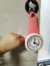BBA挂钟 浴室防水厨房卫生间创意时尚家居迷你时钟个性儿童可爱小巧石英钟 樱花粉 实拍图