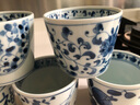 光峰 日式茶杯日本进口茶具陶瓷品茗杯功夫茶杯单杯主人杯180ml家用小茶杯子 蓝凛堂-海虾 实拍图