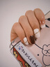 新年穿戴甲新款手工指甲春夏短款学生甲片中长款美甲贴片新娘结婚 裸色晕染 24片 【赠送工具包】 实拍图