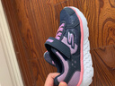Skechers斯凯奇童鞋女童休闲跑步鞋舒适网布运动鞋81358L 实拍图