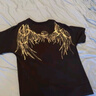 BOY LONDON【金翼锁链】夏季短袖情侣款翅膀烫金潮牌凉感T恤N01918 黑色N01021经典款 XS 实拍图