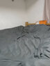 南极人（Nanjiren）被子被芯+四件套+枕芯被褥套装全套宿舍单人棉被床上用品一整套 YGE深灰-银灰【简约款】 单人宿舍被芯1.5*2m 5斤 七件套 实拍图